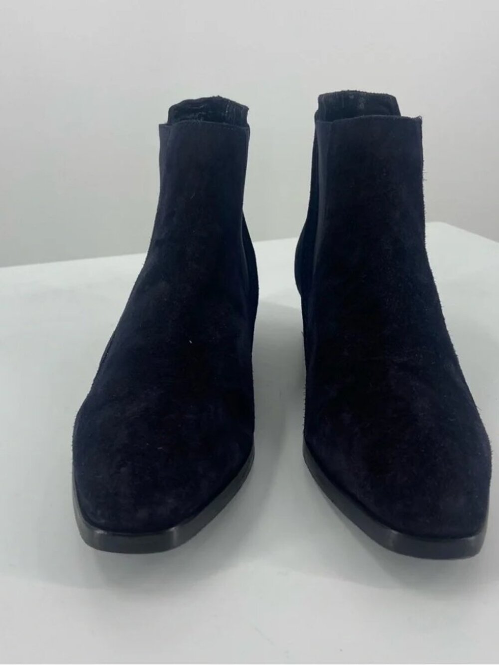 Aquatalia Blue Suede Boots Fiala